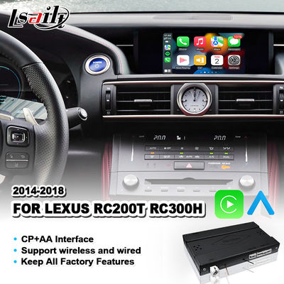 OEM ενσωμάτωση Carplay Android Auto Interface για Lexus RC200T RC300H RC 200t 2014-2018