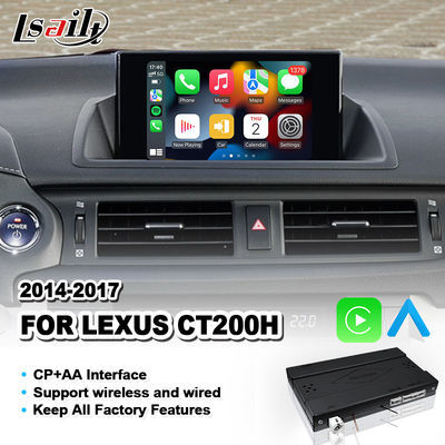 Android Auto Carplay Interface για Lexus CT200H CT 200h Ελέγχος ποντικιού 2014-2017