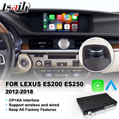 Ασύρματο Android Auto Carplay Interface για το 2012-2018 Lexus ES250 ES200 ES350 ES300h ES 250 200 Κεφαλίδα ελέγχου