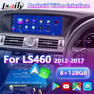 Lsailt 8+128GB Android Διεπαφή Πολυμέσων Βίντεο για Lexus LS460 LS 600h 460L 2012-2017