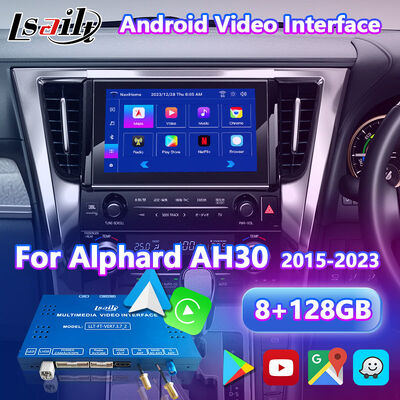 Lsailt 8+128GB Android Carplay Multimedia Video Interface για το 2015-2023 Toyota Alphard AH30